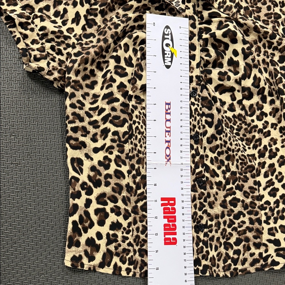 SHEIN Animal Print Blouse - Picture 5 of 5